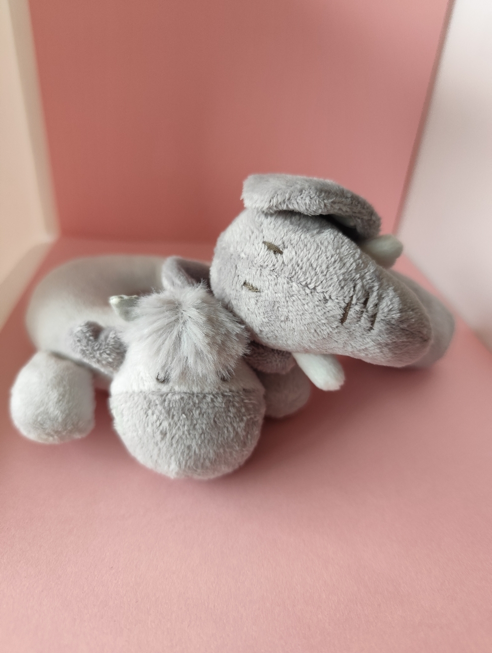 3/$25💙Gray Plush Rattle Toys Lot of 2